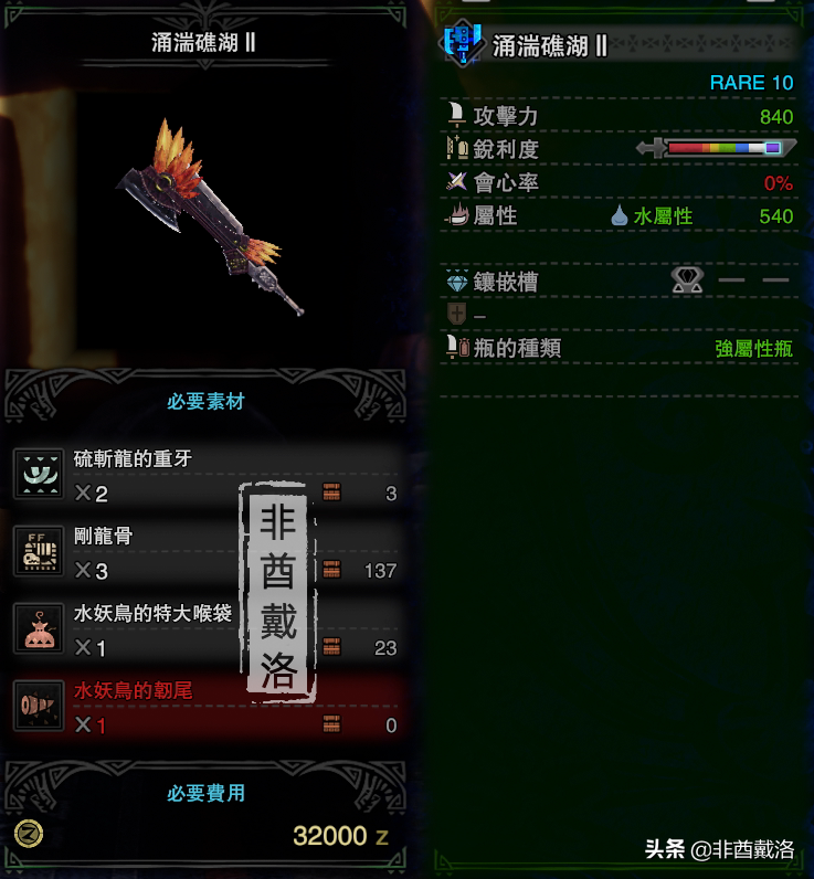 「怪獵冰原」從過渡到畢業，冰原斬斧推薦