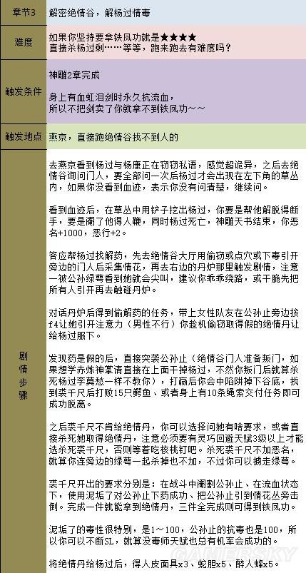 《金庸群俠傳5》主線攻略 全天書主線任務流程攻略