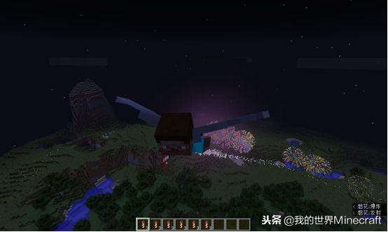 《我的世界》煙花制作教程 史蒂夫登月就靠它了