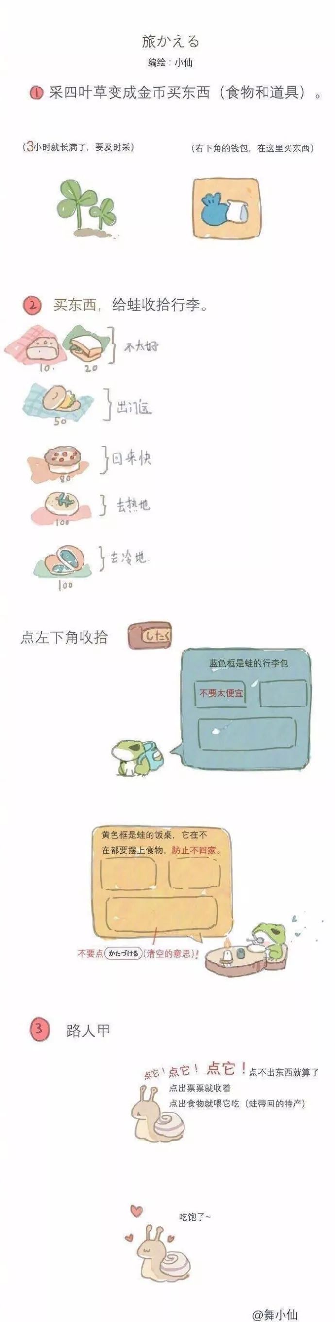 旅行青蛙最強中文攻略！