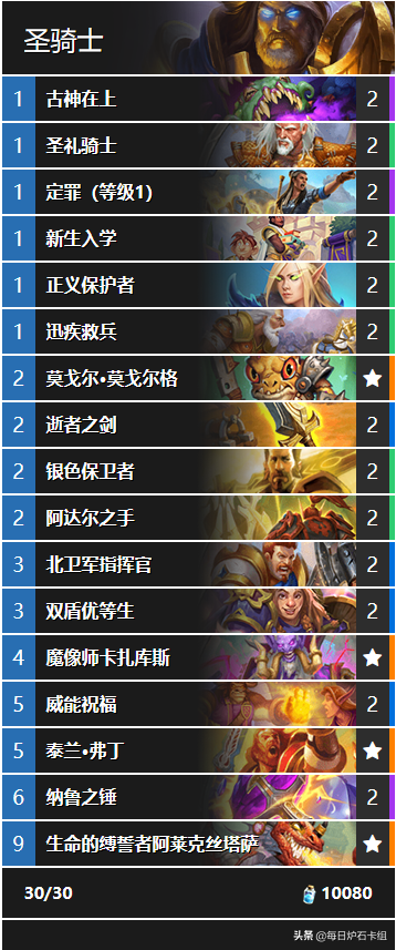 爐石傳說：一周高勝率卡組！迷你系列之前的平靜