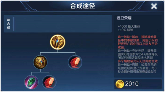 王者榮耀輔助裝備解析，星泉救贖沒有用，奔狼出場率高達91%