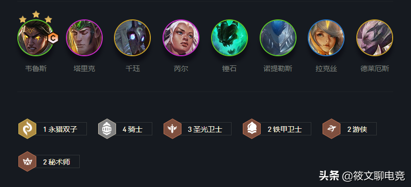 云頂之弈：圣光游俠維魯斯，已成為版本上分答案