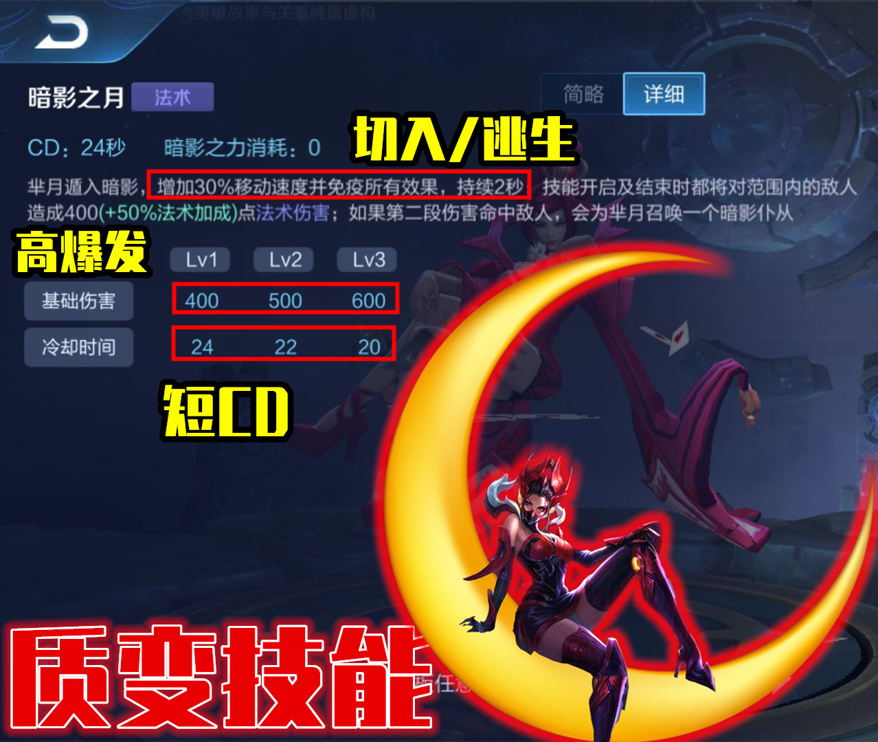 王者榮耀：71%吸血？亟待開發的“狂暴羋月”
