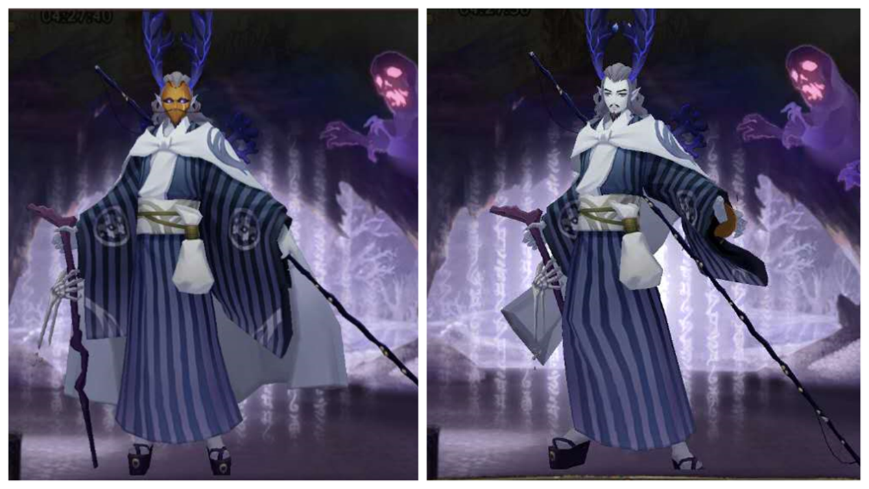 陰陽師：每一個戴面具的式神，摘下面具都是帥哥，巫蠱師差別最大