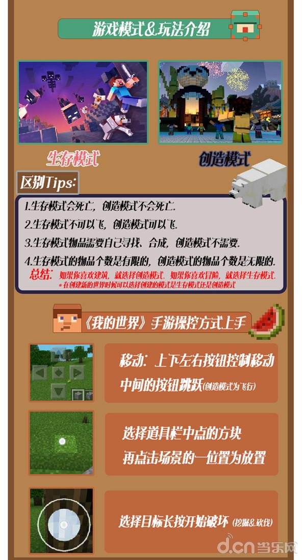 萌新手冊：一張圖讓你快速上手《我的世界》手游