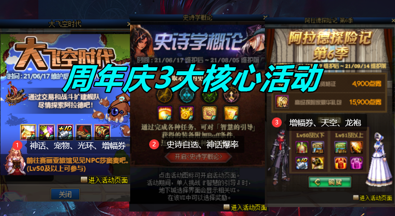 DNF：大飛空活動二次更新！春節年寵+技能光環，小號黨專屬福利