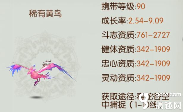 誅仙手游黃鳥怎么抓 稀有黃鳥抓捕技巧分享