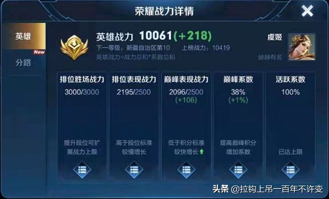 王者榮耀：英雄戰力怎么提升？看完本篇，你就可以去沖國服了