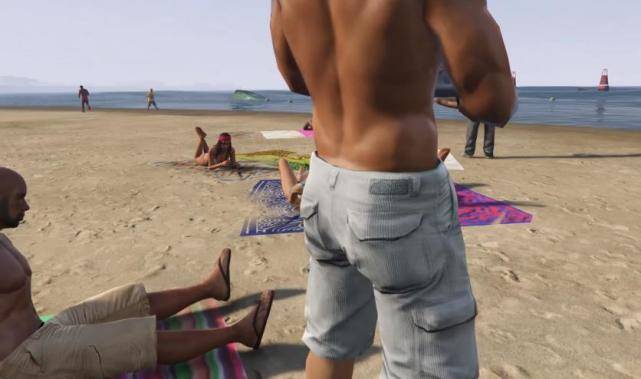 《GTA5》的沙灘為什么好多人喜歡去？這才是玩家們向往的生活