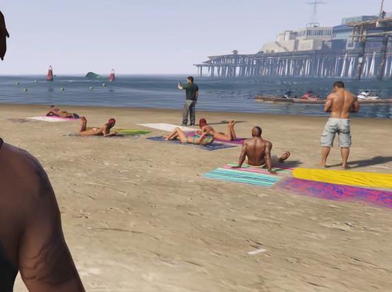 《GTA5》的沙灘為什么好多人喜歡去？這才是玩家們向往的生活