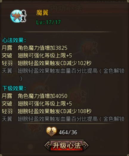 傳奇手游:復古傳奇 沙巴克傳奇 內功心法屬性及提升分析
