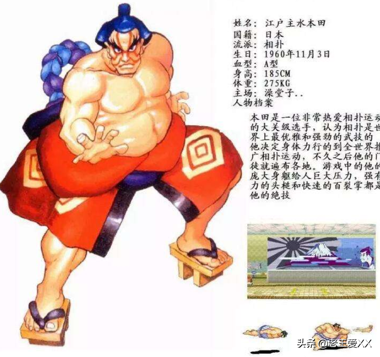 街霸2人物介紹及出招表，你當年玩哪個人物最厲害？