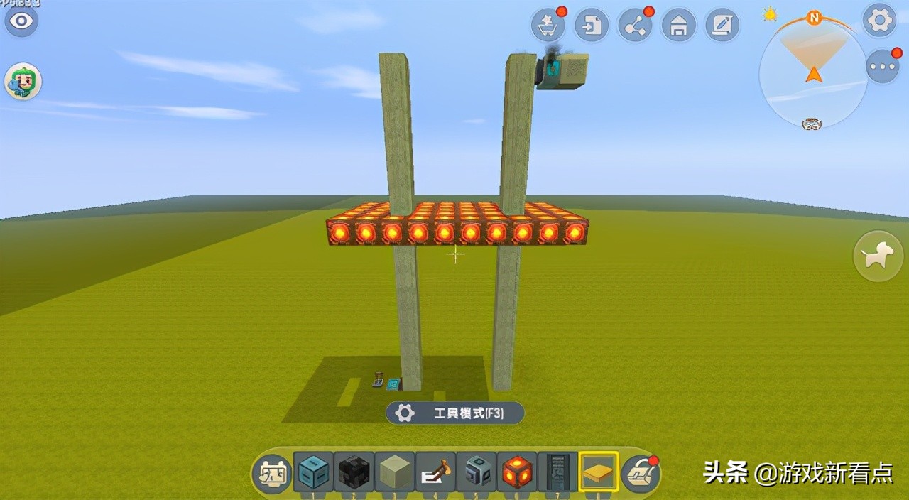 迷你世界：三個道具打造電梯，比滑動組更炫酷，升降科技感十足