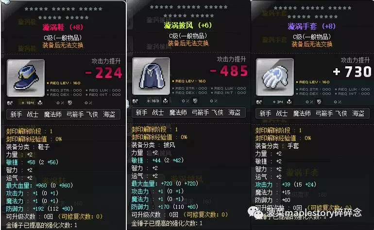 冒險島裝備推薦(主流篇)