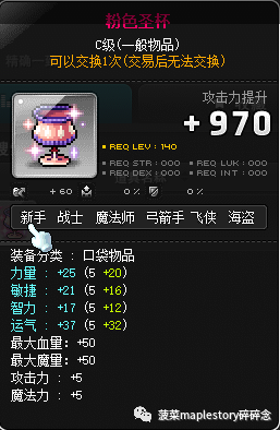 冒險島裝備推薦(主流篇)