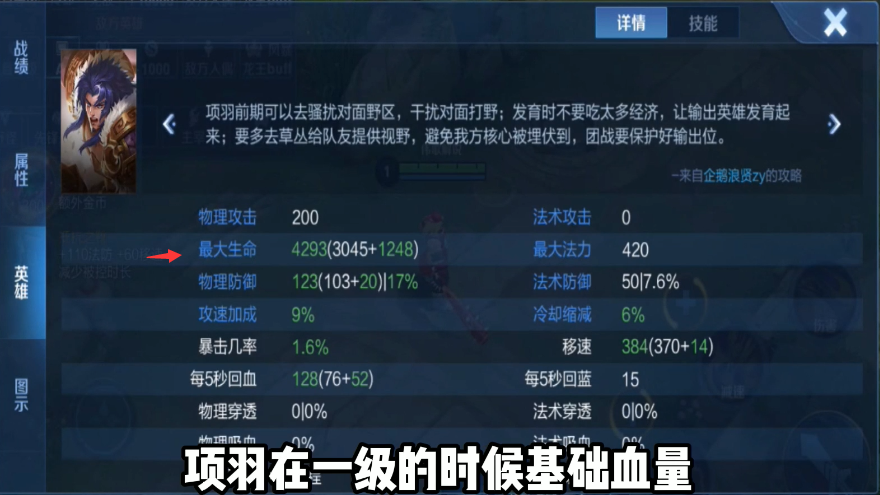 王者榮耀 英雄血量大比拼 看看滿級滿裝備后誰的血量最多