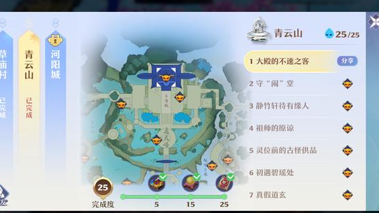 夢幻新誅仙-青云山探靈25個位置詳細攻略