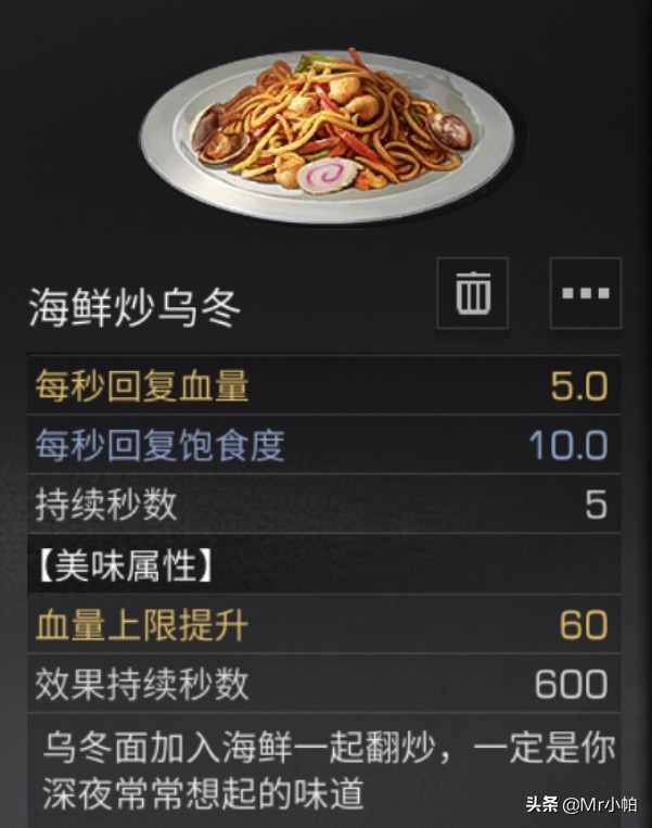 《明日之后》食譜大全