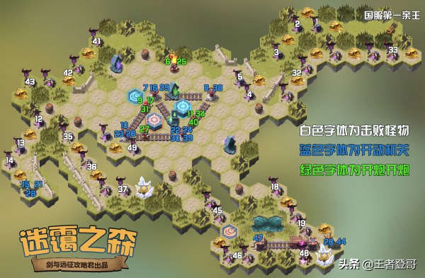 劍與遠征新奇境迷靄之森攻略，懶人版一圖流教你輕松通關