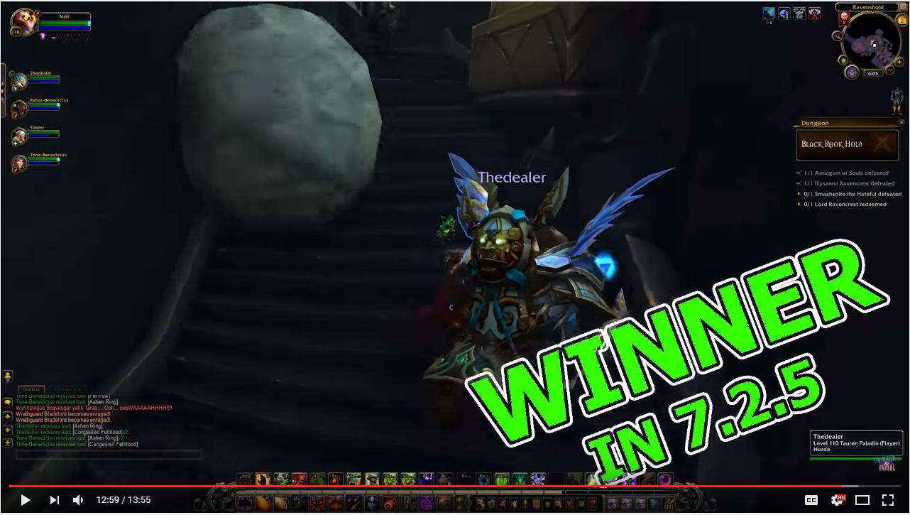 魔獸世界7.2.5DPS排行：戰士和術士才是人生贏家！