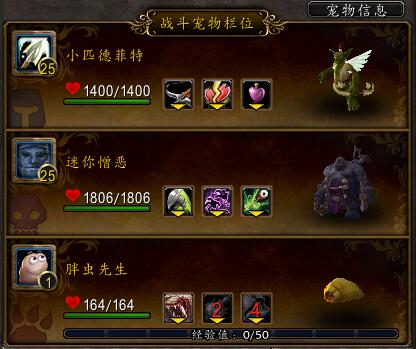 魔獸世界:半年一次的寵物周+暗黑組 小寵物練級兩次對戰就滿級