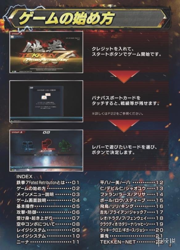 《鐵拳7》全人物出招操作圖文指南