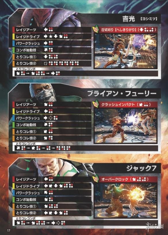 《鐵拳7》全人物出招操作圖文指南