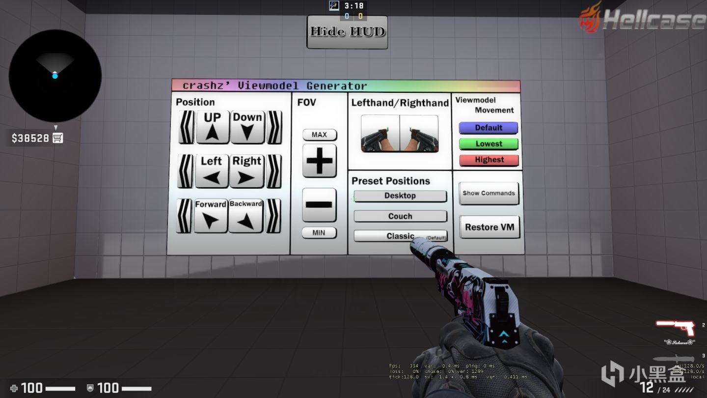 CSGO優質社區圖：練槍，快速綁定鍵位、config圖，手臂模型調整圖