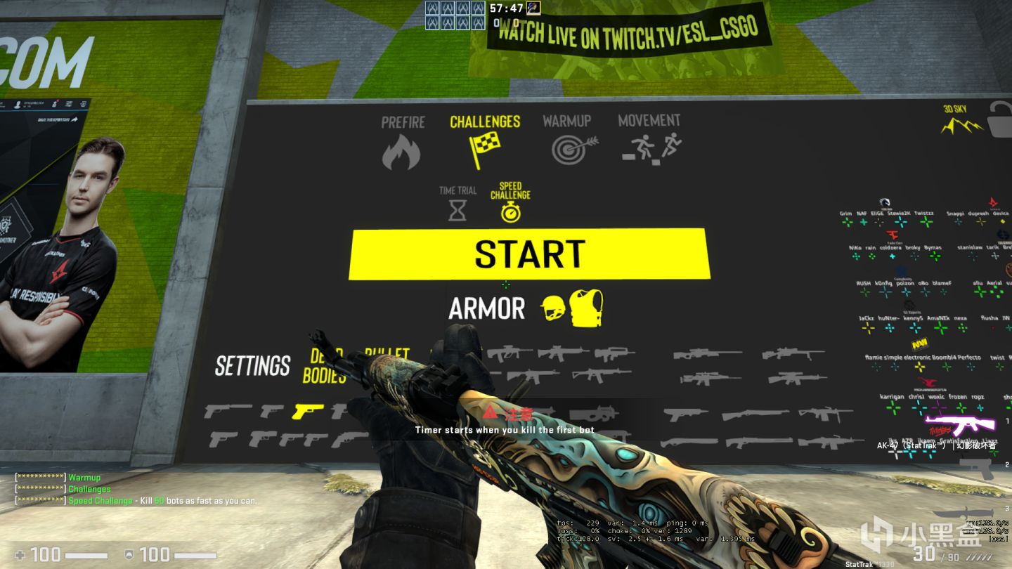 CSGO優質社區圖：練槍，快速綁定鍵位、config圖，手臂模型調整圖