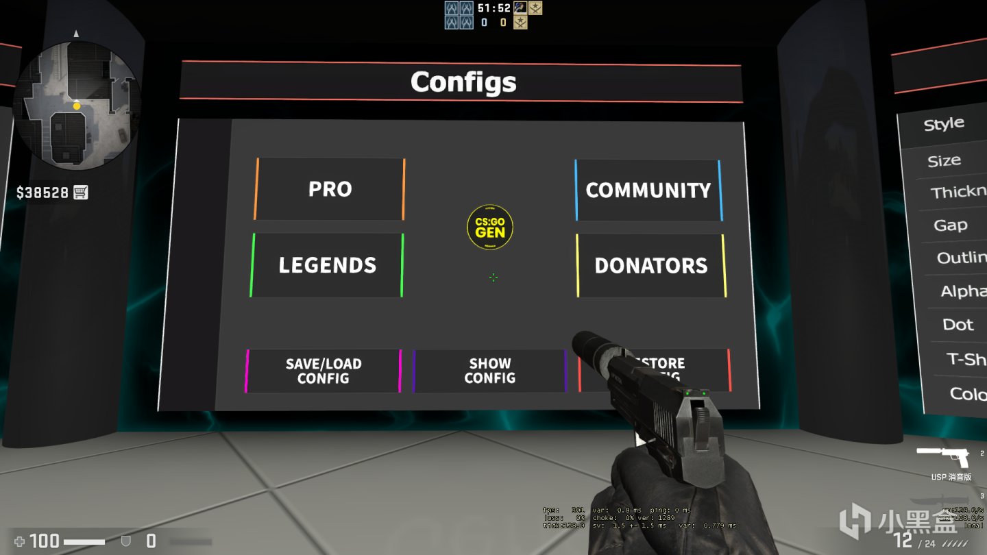 CSGO優質社區圖：練槍，快速綁定鍵位、config圖，手臂模型調整圖