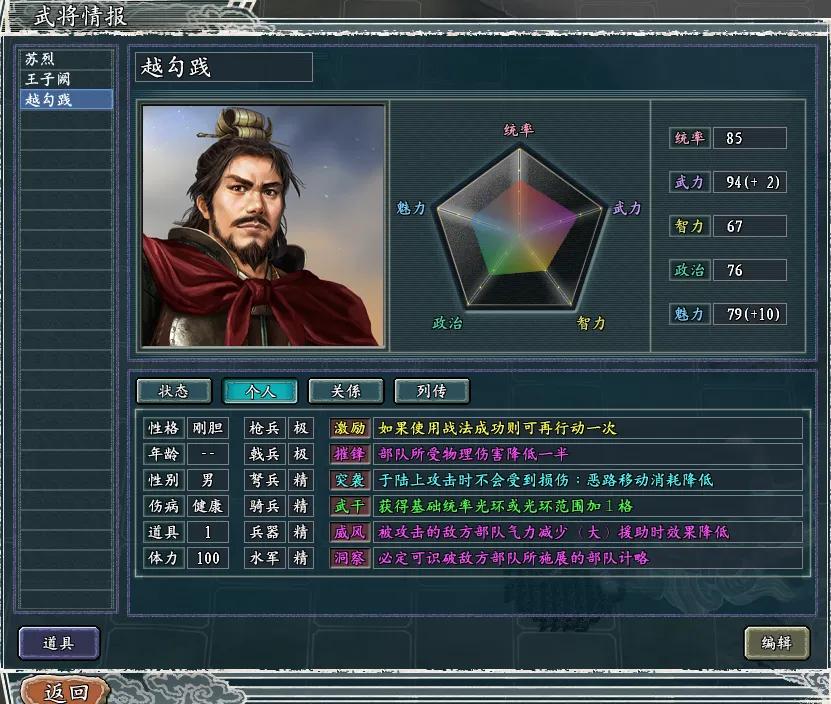 三國志11威力加強版《真英雄》2.72版培養三強騎兵隊伍