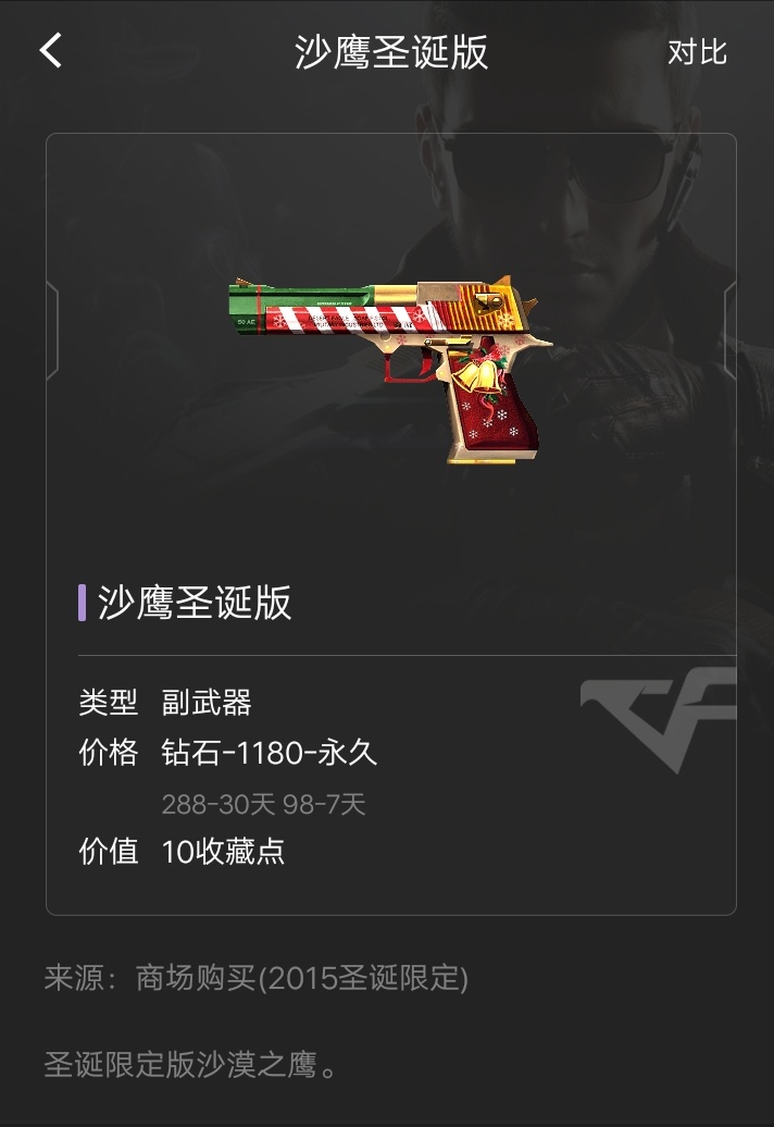 穿越火線老玩家最難湊齊的武器，新手都沒聽說過，2015圣誕限定版