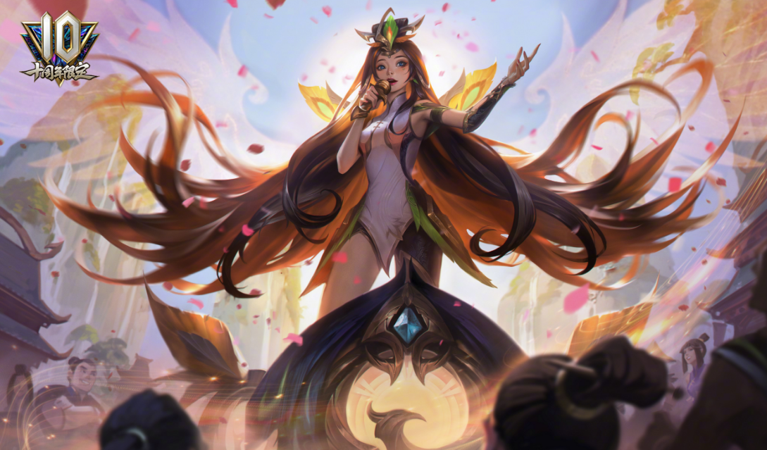 中國風太美了！英雄聯盟10周年限定皮膚，薩勒芬妮妥妥親女兒