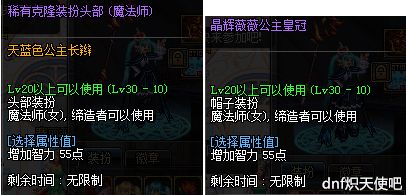 地下城與勇士dnf女圣騎士百科——關于時裝屬性選取的一些分析