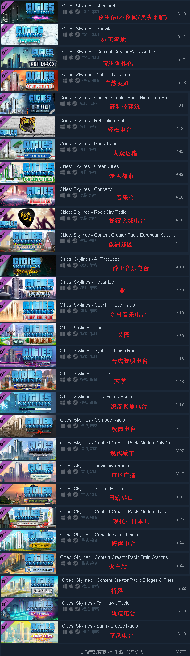 《都市:天際線》電腦配置攻略及DLC的展示(序章)