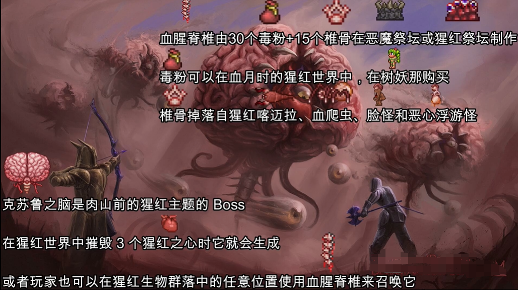 泰拉瑞亞手游肉前各boss召喚方法，刷寵物刷坐騎必備