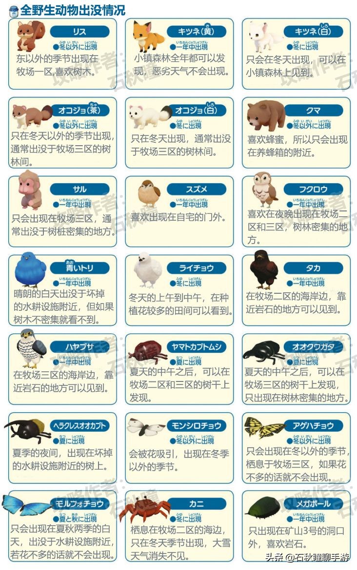 《牧場物語 橄欖鎮》第一年秋攻略:最強賺錢法/尋找野生動物
