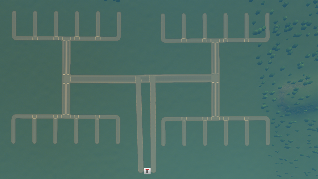如何在《城市天際線》中選擇合適的道路來進行建造？