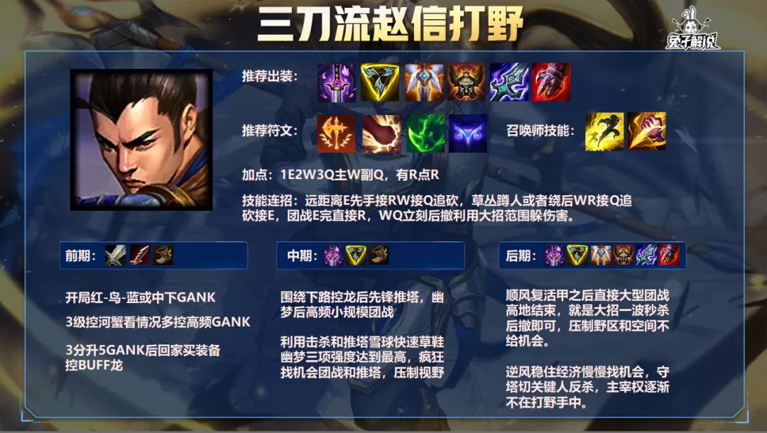 lol手游國服開服！新手最強的第一個英雄三刀流趙信詳細攻略