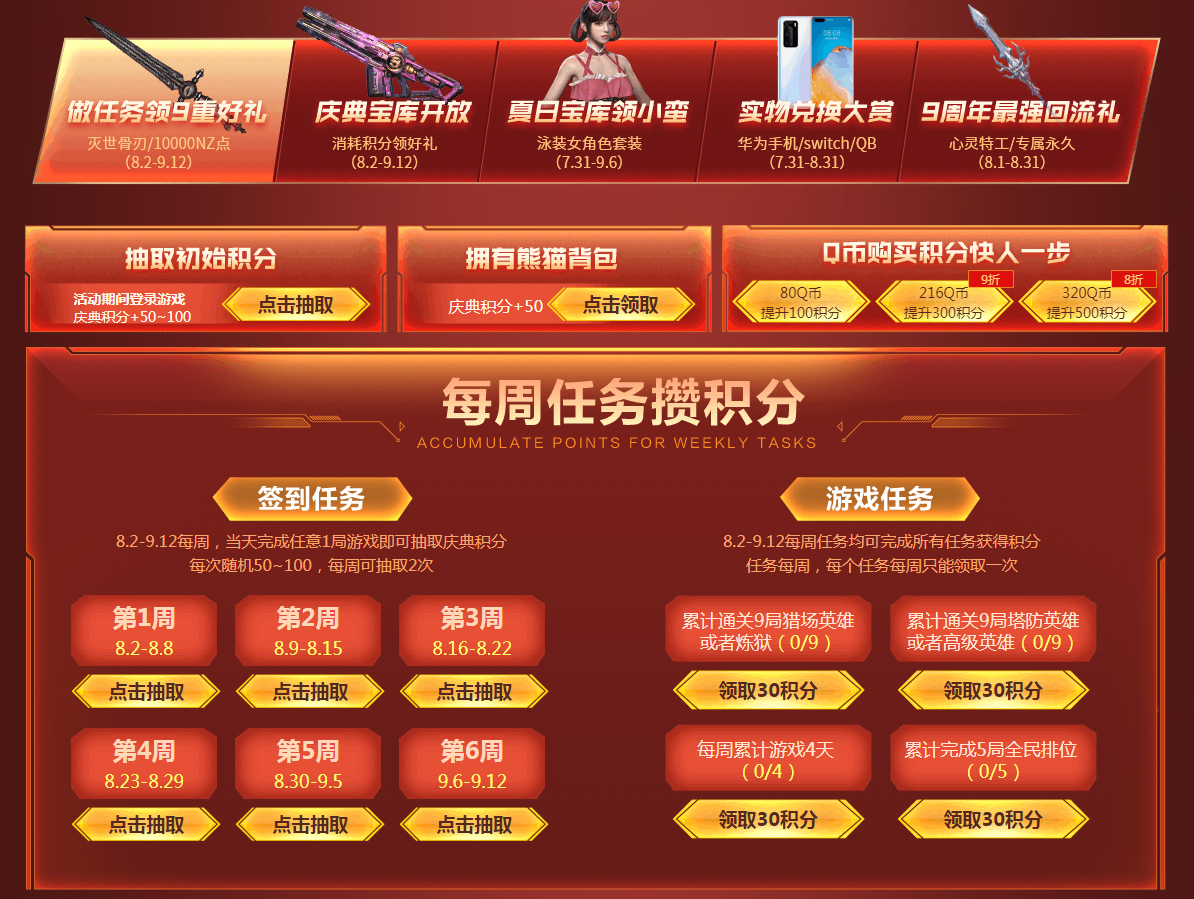 橫跨九年！《逆戰》回饋新老玩家，長達兩個月的周年慶見過沒？
