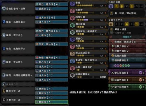《怪物獵人世界》真利刃貫通彈重弩配裝攻略推薦