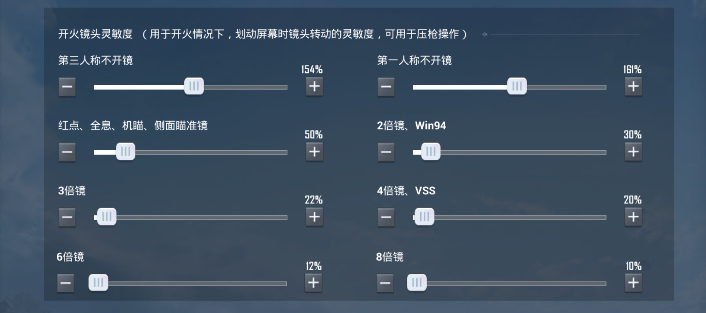 和平精英最新靈敏度調整建議(文末附推薦靈敏度)