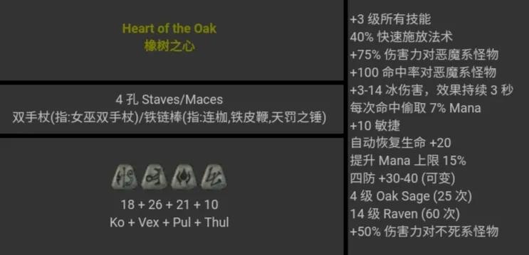 暗黑破壞神2 符文之語 圖文對照 合集［圖文版］