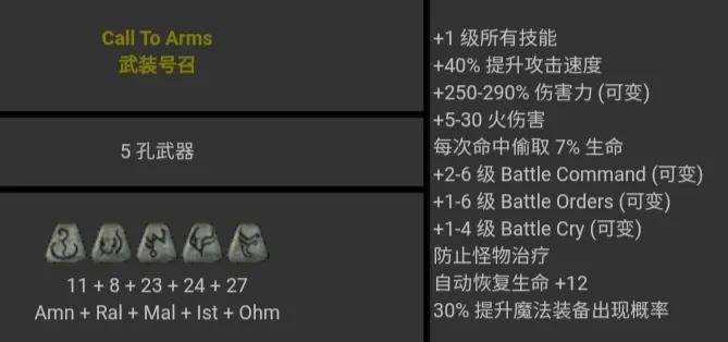 暗黑破壞神2 符文之語 圖文對照 合集［圖文版］