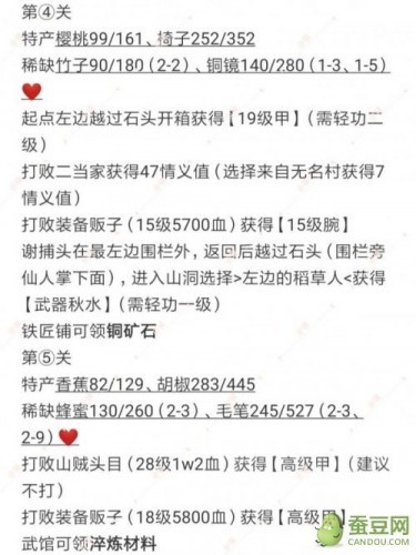 江湖悠悠主線怎么做 江湖悠悠第二章全關卡攻略