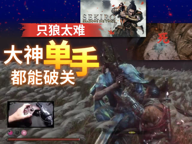 原來《只狼》還能這么玩？不用手也能玩