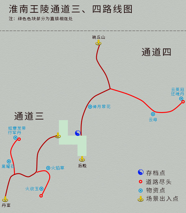單機游戲《仙劍4》完整圖文攻略，詳細地圖物資標記