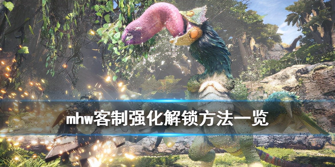 《怪物獵人世界》客制強化怎么解鎖 客制強化解鎖方法一覽