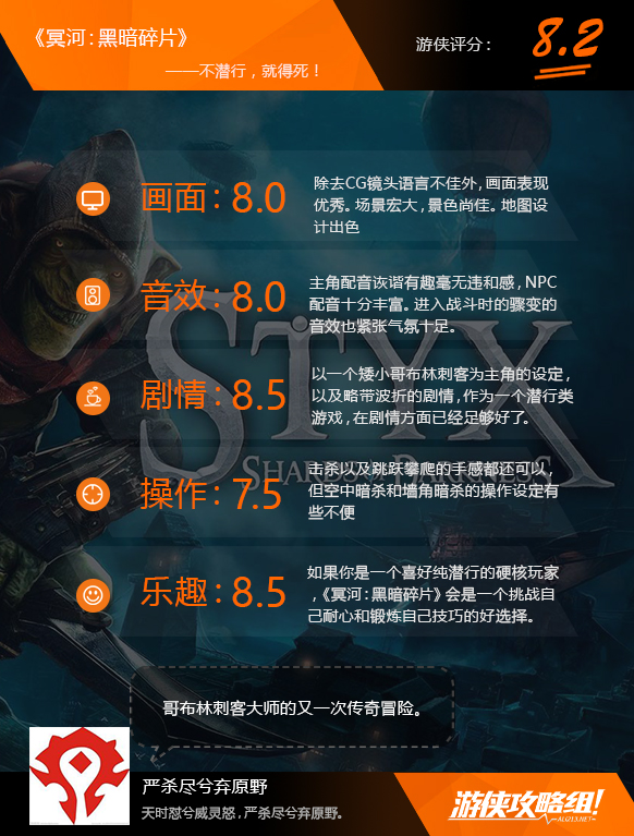 《冥河：黑暗碎片》圖文評測：不潛行，就得死！